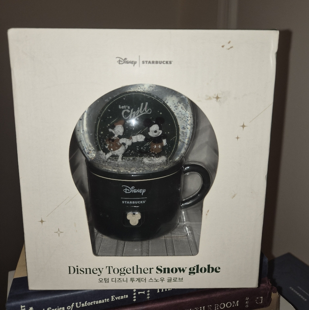 Starbucks Disney Snow Globe Small Mug Korea Collection